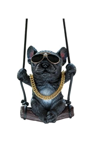 Bule Maple ルームミラー アクセサリー 飾り カーアクセサリー 車 おしゃれ (ブルドッグ)